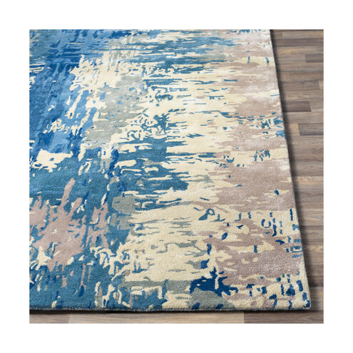 Utica 96 X 60 inch Dark Blue Rug, Rectangle