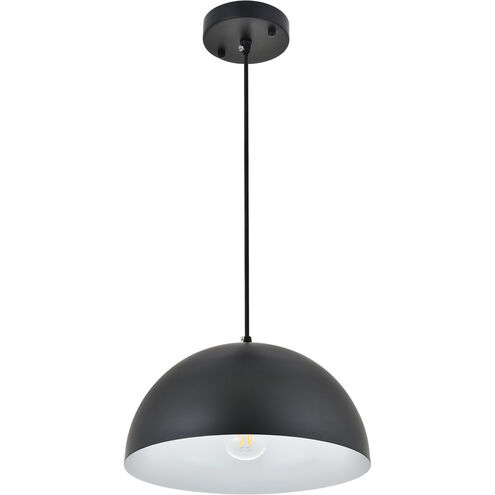 Scotland 1 Light 12 inch Black Pendant Ceiling Light