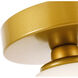 Rochester 1 Light 8 inch Brass Flush Mount Ceiling Light