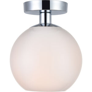 Huntington 1 Light 8 inch Chrome Flush Mount Ceiling Light