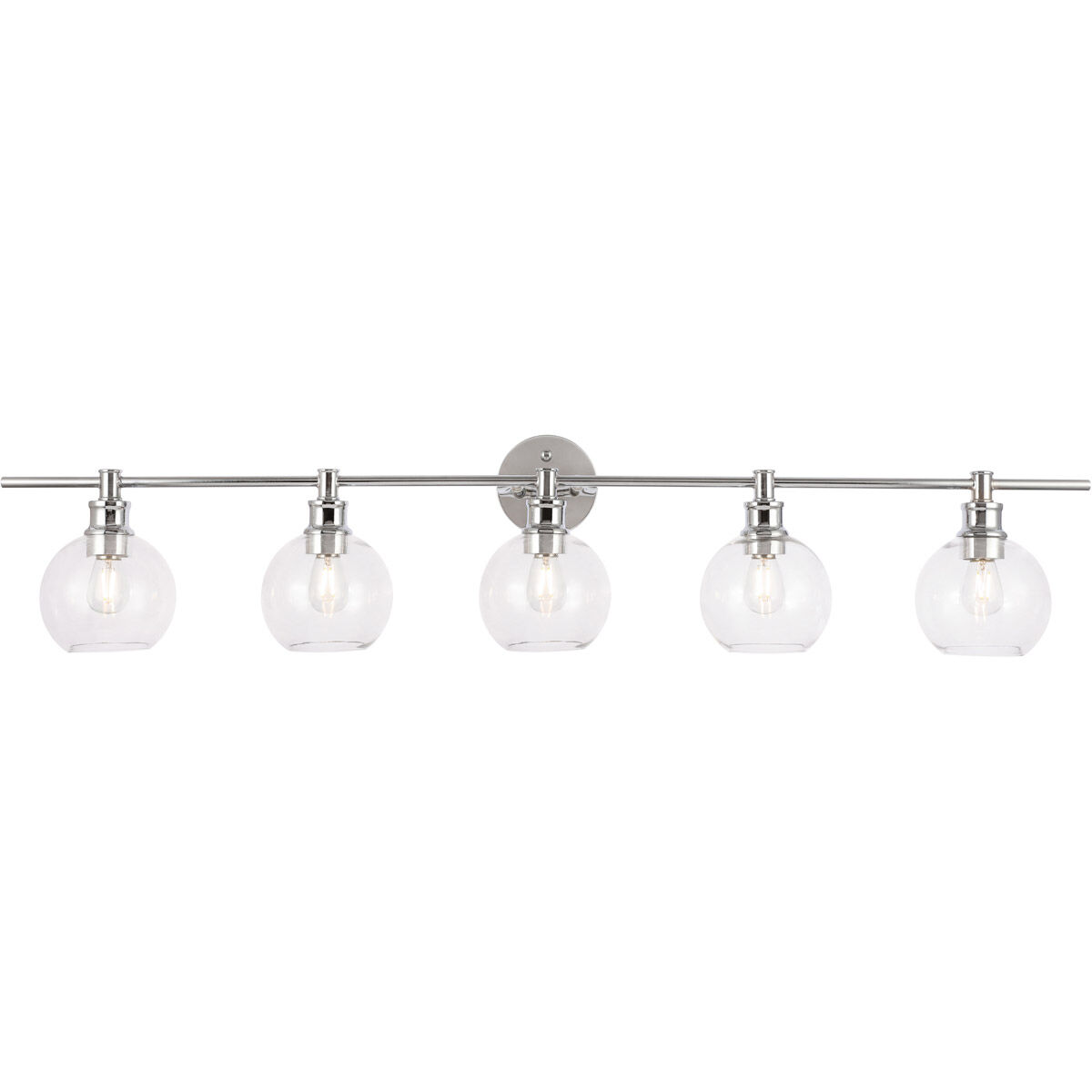 Syracuse 5 Light 47 inch Chrome Wall sconce Wall Light