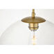 Huntington 3 Light 21 inch Brass Pendant Ceiling Light