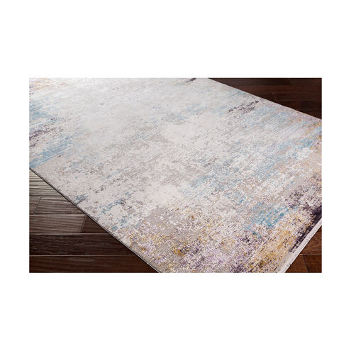 McCandless 36 X 24 inch Dark Purple/Bright Purple/Bright Yellow/Sky Blue Rugs, Rectangle