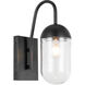 Malta 1 Light 4.8 inch Black Wall sconce Wall Light