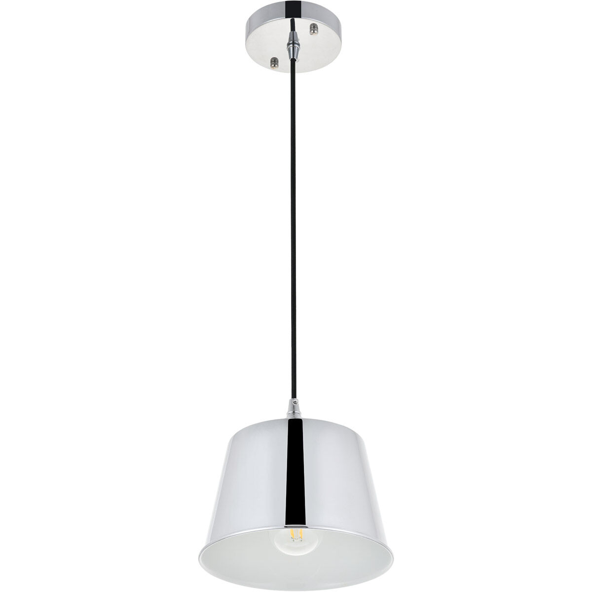 Dickinson 1 Light 7.9 inch Chrome Pendant Ceiling Light