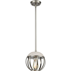 Plumstead 1 Light 8 inch Silver with Gray Mini Pendant Ceiling Light