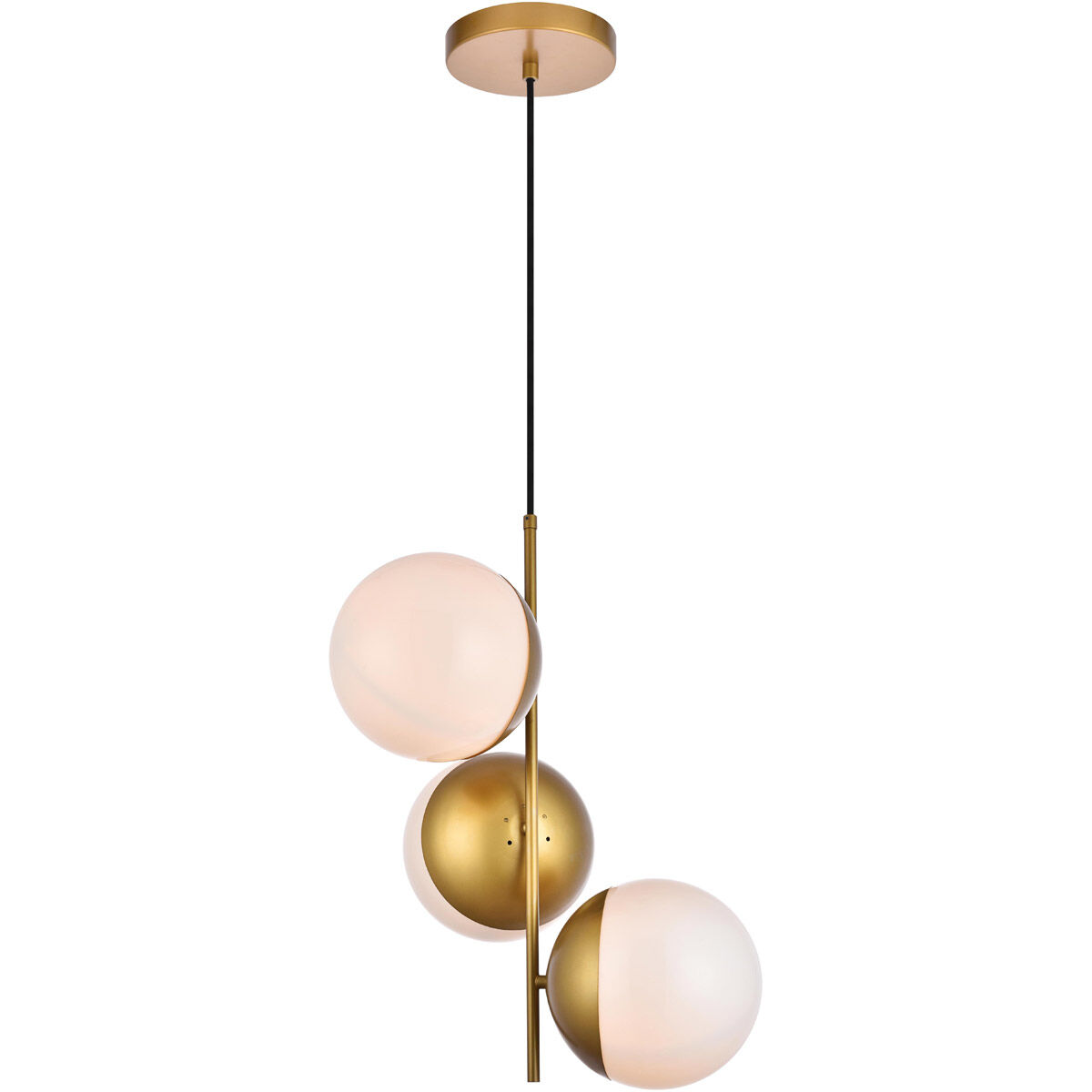 Oyster Bay 3 Light 18 inch Brass Pendant Ceiling Light