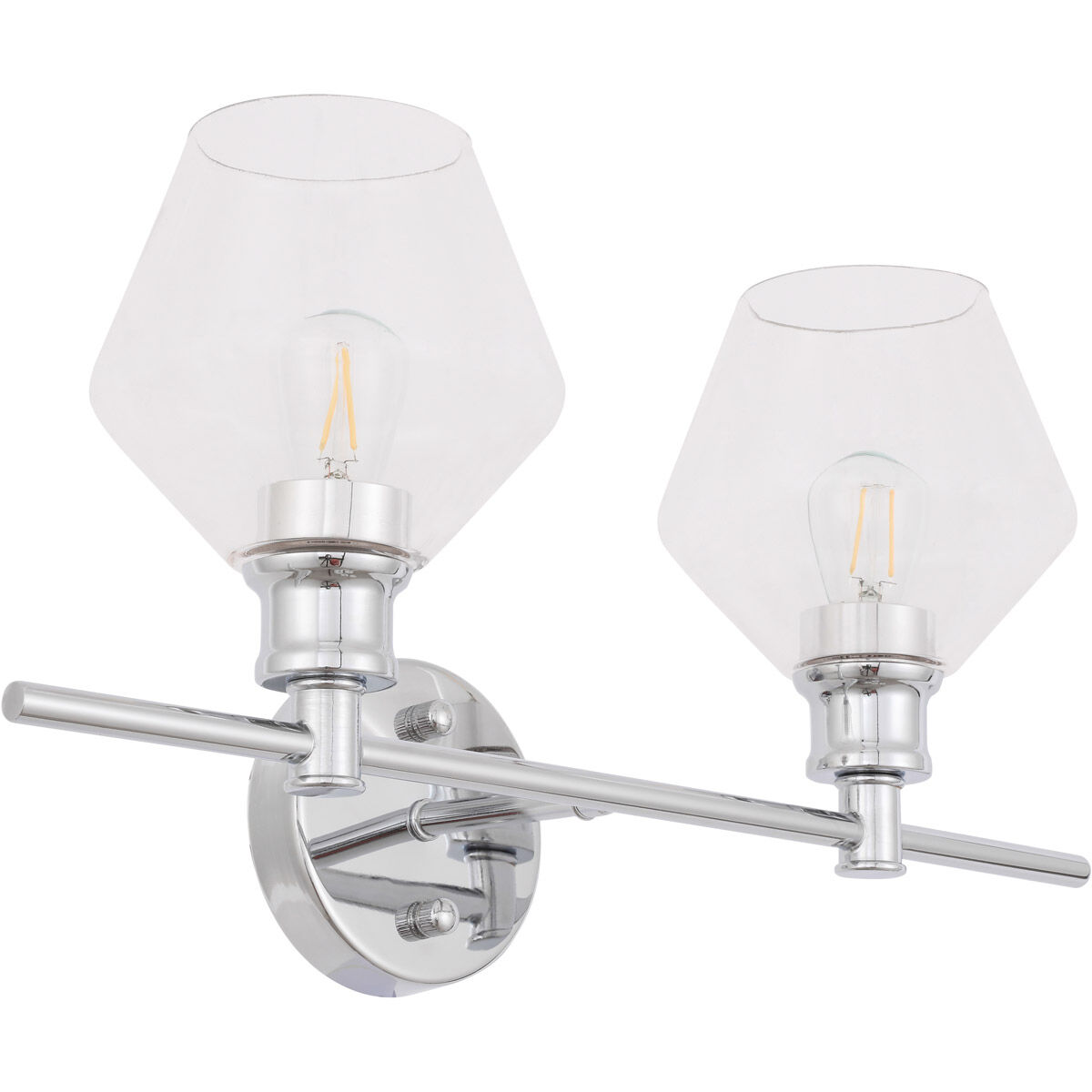 Rochester 2 Light 19 inch Chrome Wall sconce Wall Light