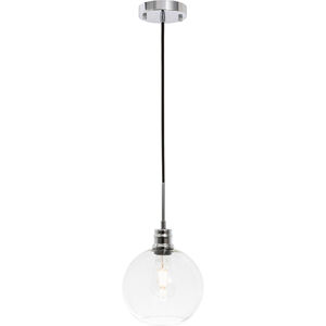 Rensselaer 1 Light 8 inch Chrome Pendant Ceiling Light