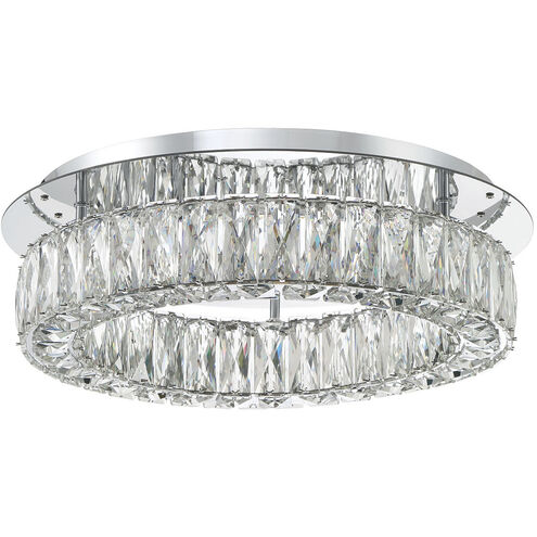 Dickinson 1 Light 18 inch Chrome Flush Ceiling Light