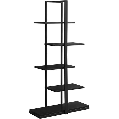 Shaler Black Bookcase