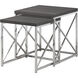 Cortland 21 X 20 inch Grey Nesting Table, 2-Piece Set