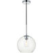 Huntington 1 Light 9.8 inch Chrome Pendant Ceiling Light