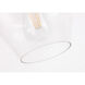 Rochester 1 Light 8 inch Brass Flush Mount Ceiling Light