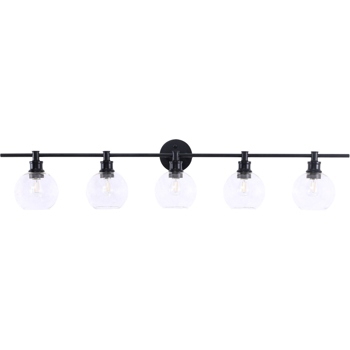 Syracuse 5 Light 47 inch Black Wall sconce Wall Light