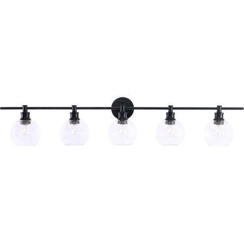 Syracuse 5 Light 47 inch Black Wall sconce Wall Light