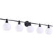 Syracuse 5 Light 47 inch Black Wall sconce Wall Light