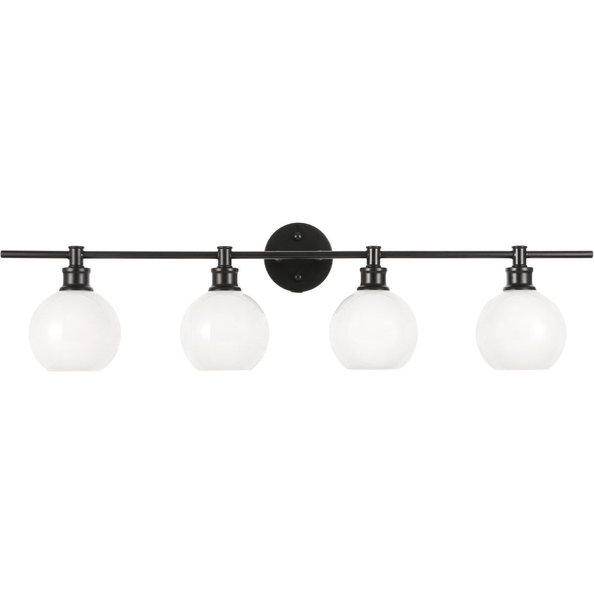 Syracuse 4 Light 38 inch Black Wall sconce Wall Light