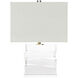 Middleton 23.5 inch 100 watt Clear Table Lamp Portable Light