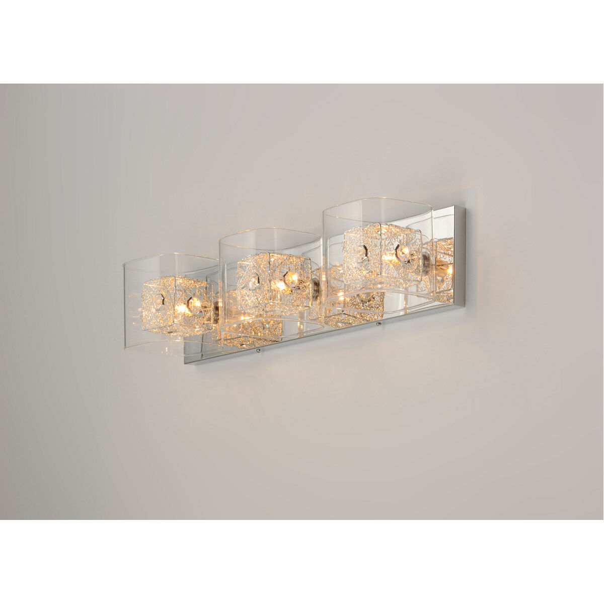 Westbury 3 Light 22 inch Polished Chrome Bath Vanity Light Wall Light