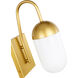 Malta 1 Light 4.8 inch Brass Wall sconce Wall Light