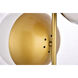 Oyster Bay 2 Light 8 inch Brass Pendant Ceiling Light