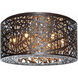 Troy LED 15.75 inch Bronze Flush Mount Ceiling Light