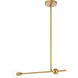 Bergen 1 Light 2 inch Brass Pendant Ceiling Light