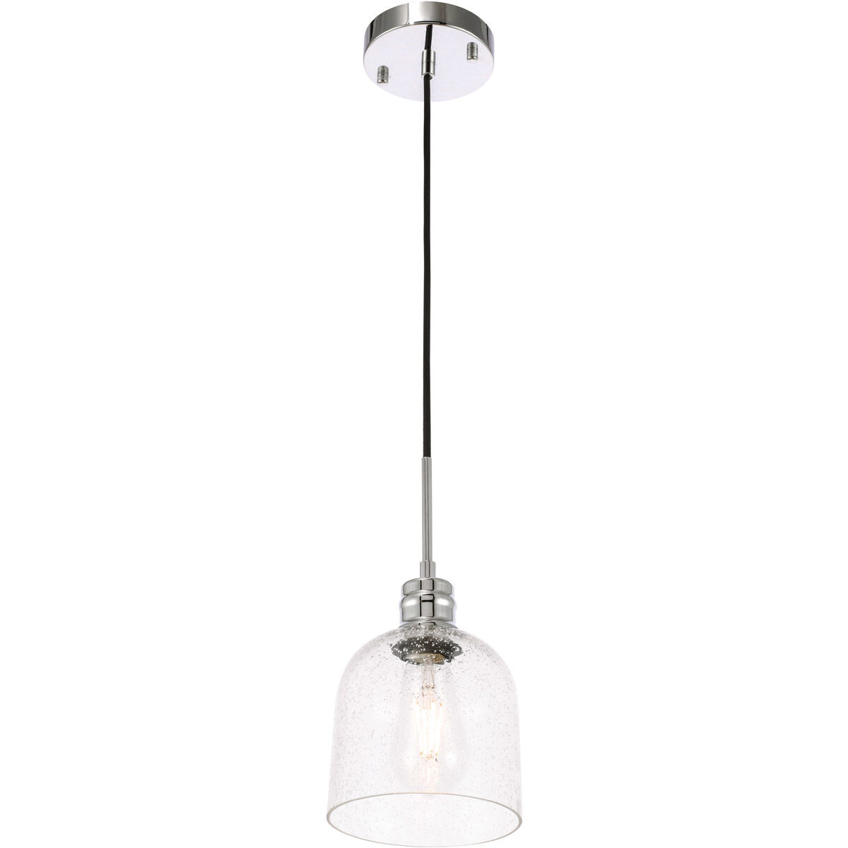 Codorus 1 Light 6 inch Chrome Pendant Ceiling Light