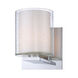 Wyoming 1 Light 6.2 inch Chrome Vanity Light Wall Light