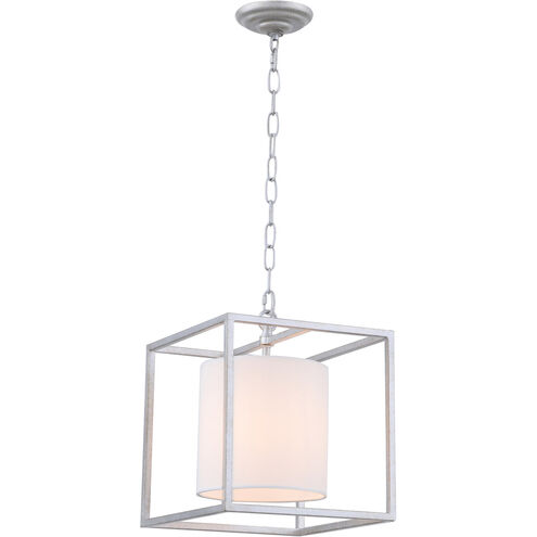 Franklin 1 Light 12 inch Vintage Silver Pendant Ceiling Light
