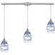 Goshen 3 Light 36 inch Satin Nickel Pendant Ceiling Light