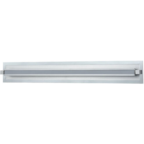 McKean LED 37 inch White with Polished Nickel Vanity Light Wall Light