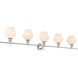 Rochester 5 Light 47 inch Chrome Wall sconce Wall Light