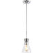 Pomfret 1 Light 6 inch Polished Chrome Mini Pendant Ceiling Light