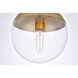 Oyster Bay 1 Light 10 inch Brass Flush Mount Ceiling Light