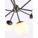 Burnside 9 Light 26 inch Black Pendant Ceiling Light