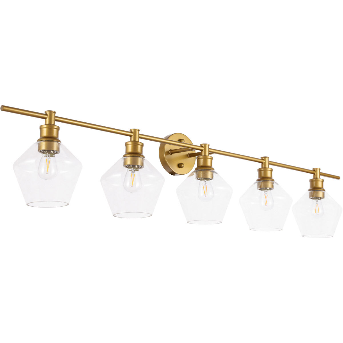 Rochester 5 Light 47 inch Brass Wall sconce Wall Light