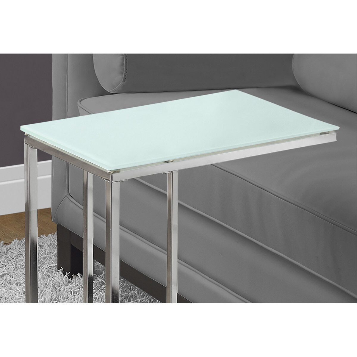 Bethlehem 24 X 18 inch Chrome Accent End Table or Snack Table