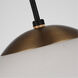 Abington 1 Light 10 inch Satin Brass Pendant Ceiling Light