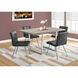 Massena 59 X 36 inch Dark Taupe Dining Table