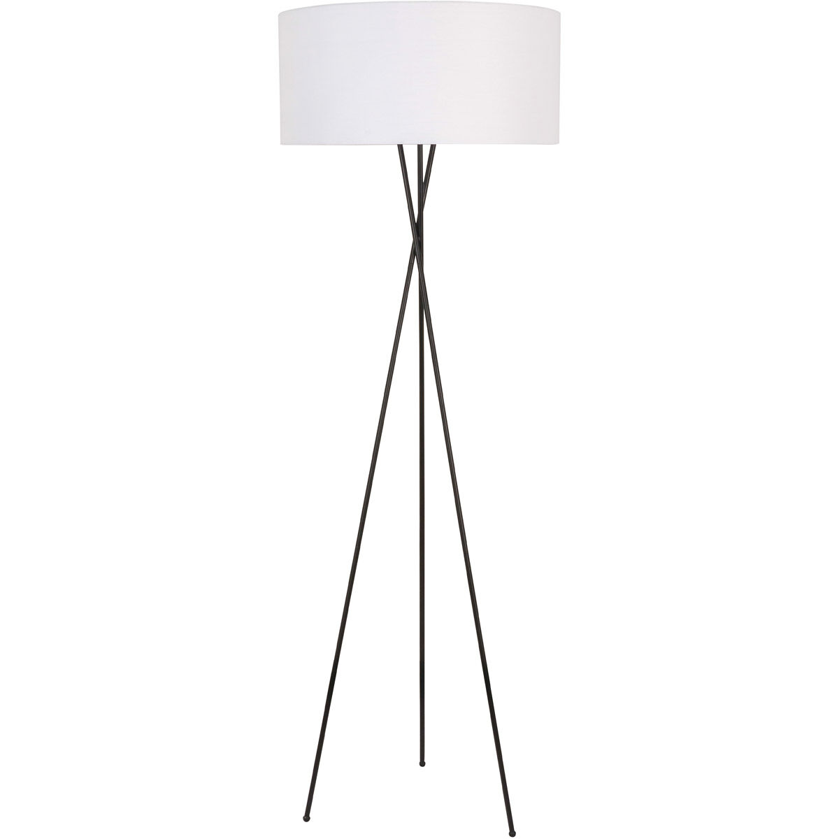 Moreau 66 inch 60 watt Black Table lamp Portable Light