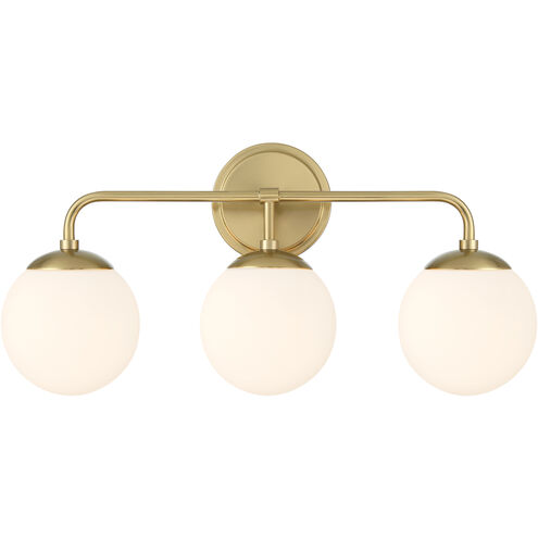 Upper St. Clair 3 Light 23 inch Gold Bathroom Vanity Wall Light