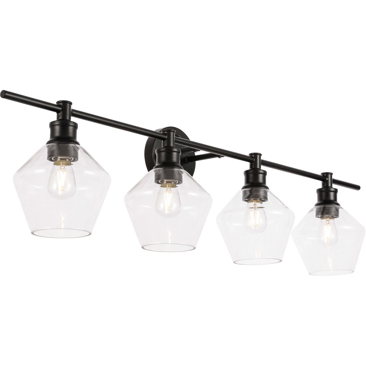 Rochester 4 Light 38 inch Black Wall sconce Wall Light