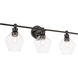 Rochester 3 Light 28 inch Black Wall sconce Wall Light