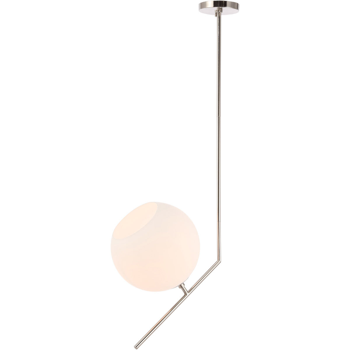 Monroe 1 Light 10 inch Chrome Pendant Ceiling Light