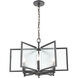 Bellefonte 6 Light 25 inch Charcoal Chandelier Ceiling Light