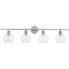 Syracuse 4 Light 38 inch Chrome Wall sconce Wall Light