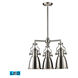 Pittsburgh LED 22 inch Satin Nickel Chandelier Ceiling Light