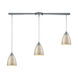 Oneonta 3 Light 36 inch Polished Chrome Mini Pendant Ceiling Light, Linear